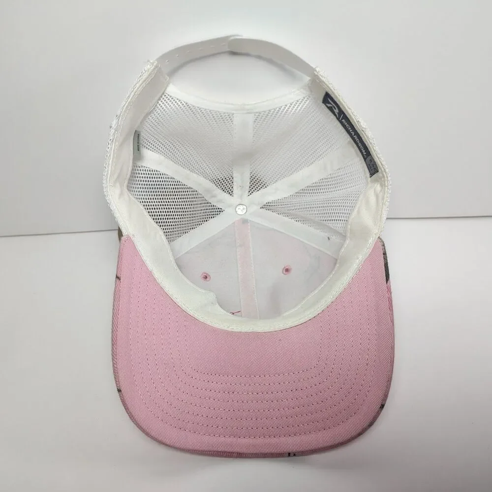 Realtree Apc Innova Disc Golf Pink Camo Mesh Snapback Adjustable Trucker Hat